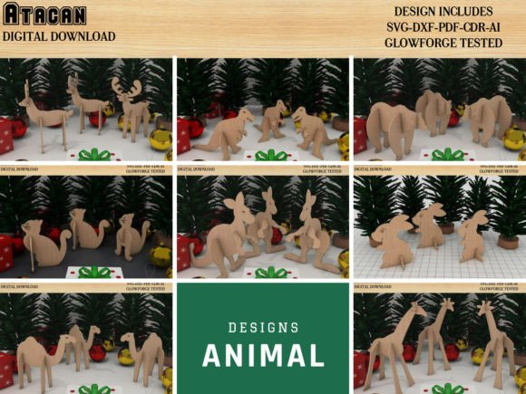 3D Animals Puzzle and DIY Laser Cutting: Bridging Digital Design and Tangible Craft