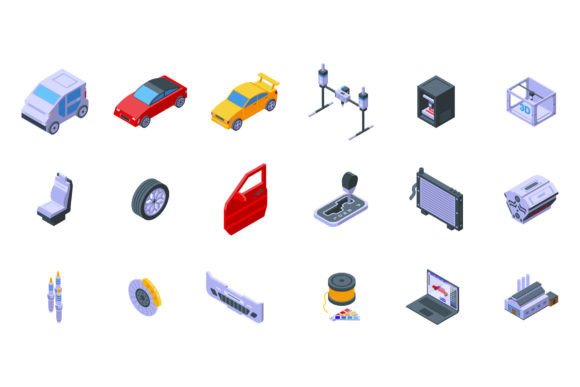 3D Cars Printing Icons Set Isometric: A Practical Guide to Selection and Usage