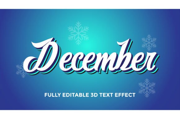 3D Editable Text December: Elevating End-of-Year Visual Strategy