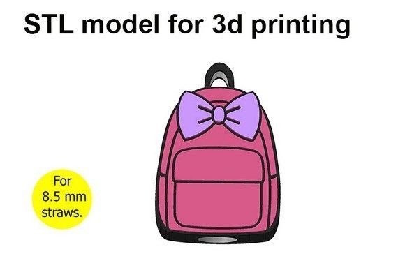 Backpack, School Bag, Straw Topper: Elevating Party Themes with Custom 3D Prints