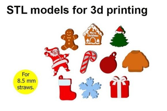 Christmas Bundle Straw Toppers STL Files: Integrating Digital Assets into Holiday Production Workflows