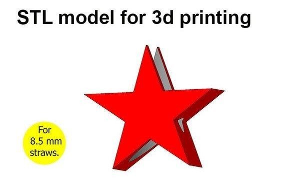 Elevating Event Branding with the Star Straw Topper: A Digital Fabrication Asset for Modern Creators