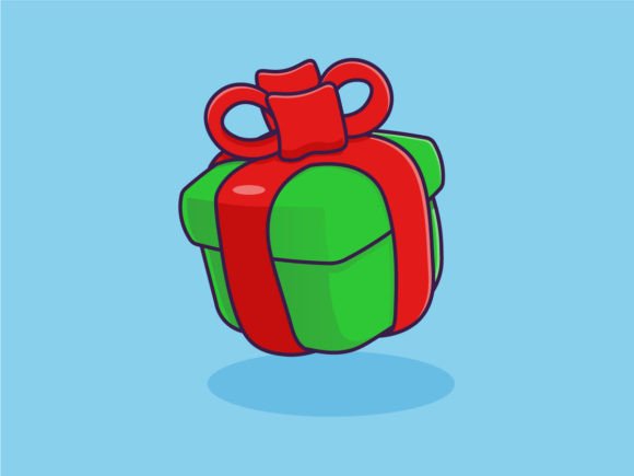 Floating Isometric 3D Gifts Cartoon Icon: Elevating Modern Visual Communication