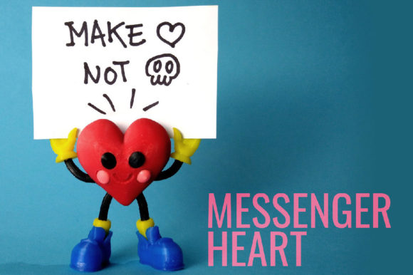 Messenger Heart: A 3D Printable Desk Companion